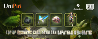 Top up Unknown Cash di UniPin dan dapatkan Item In-game nya!